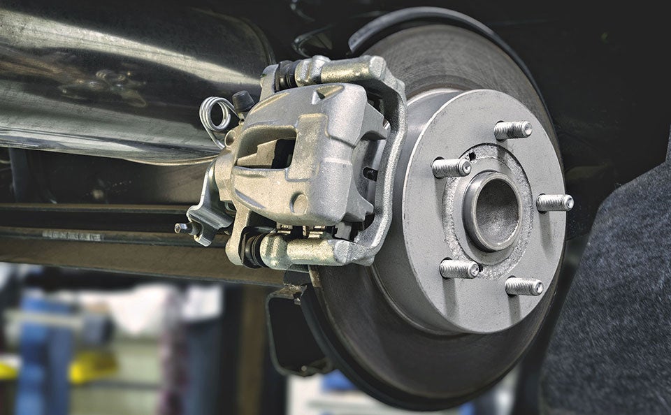 The powerful stopping power of the Nissan brake system in Mayfield Heights, OH