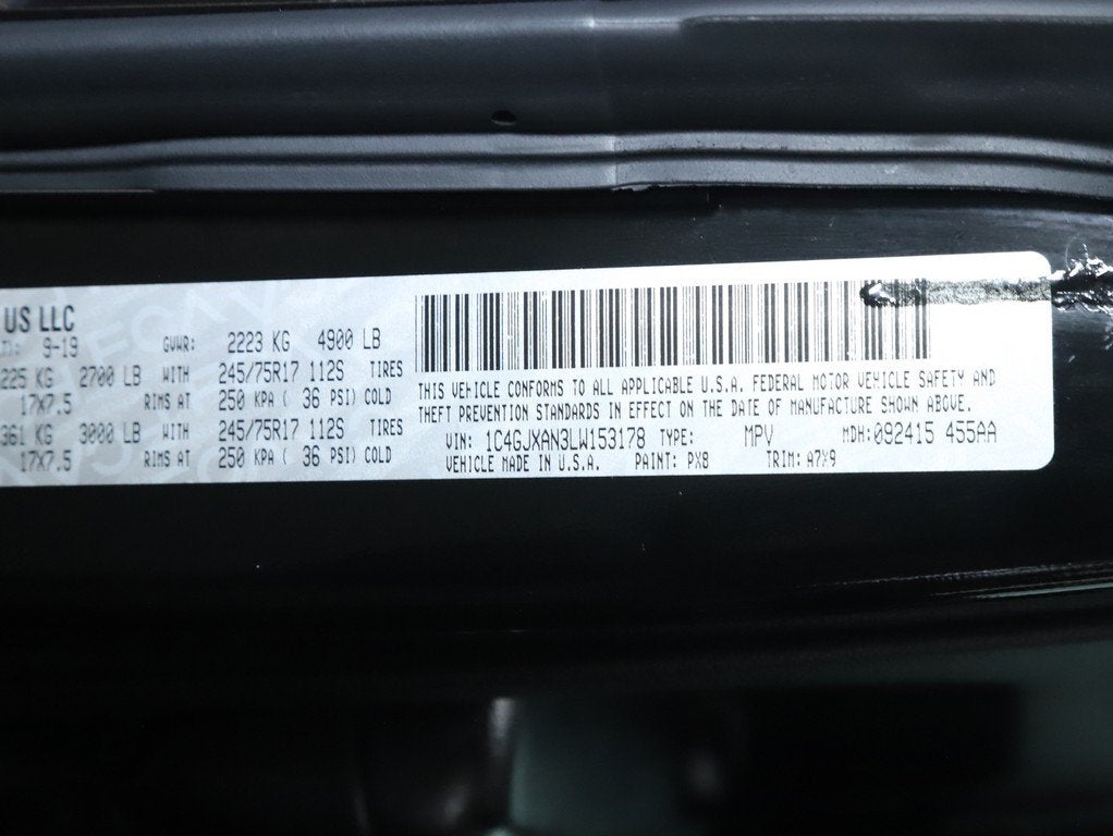 2020 Jeep Wrangler Sport
