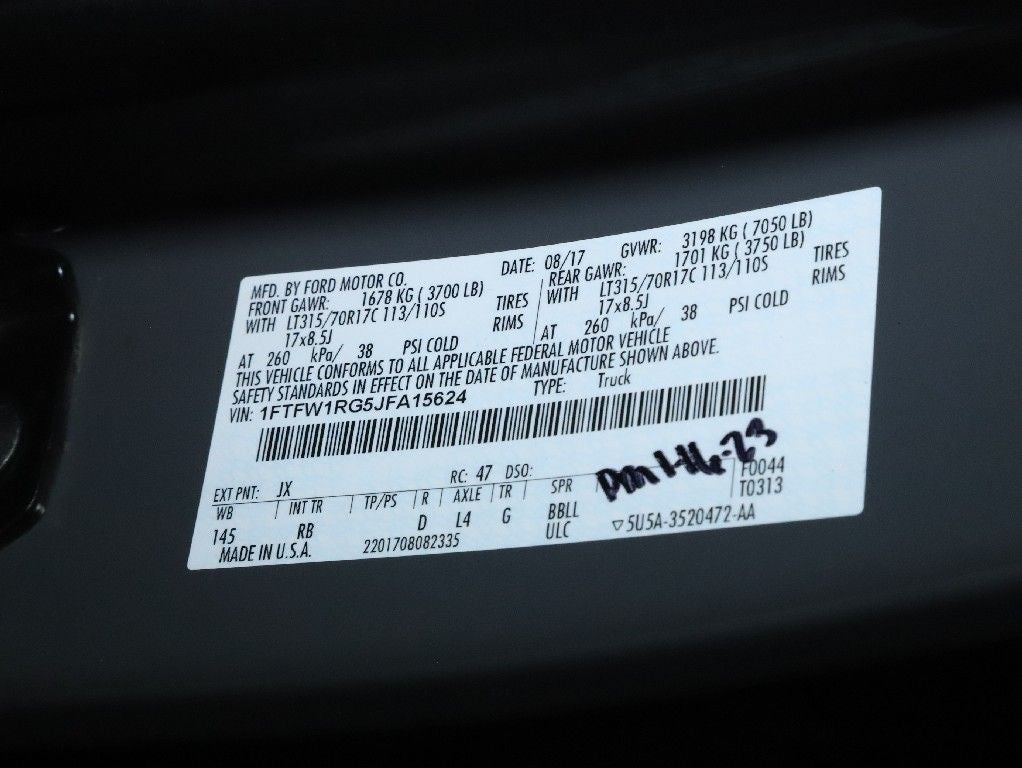 2018 Ford F-150 Raptor