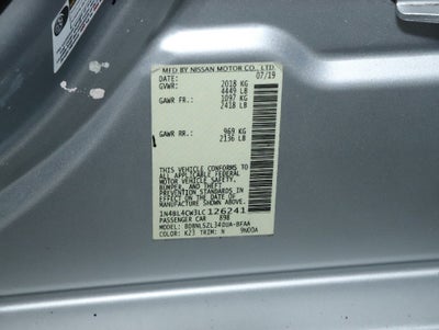 2020 Nissan Altima 2.5 SR