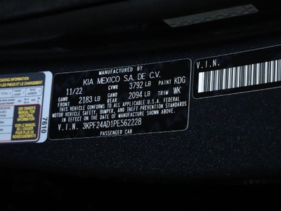 2023 Kia Forte LXS