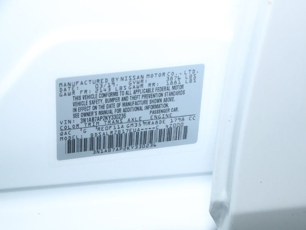 2019 Nissan Sentra SR