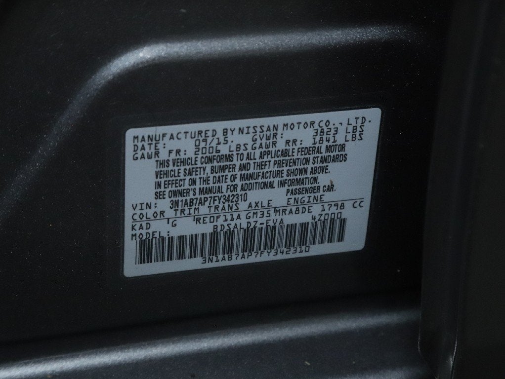 2015 Nissan Sentra SV