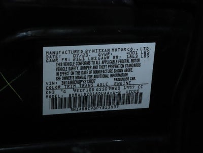 2023 Nissan Sentra SV