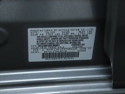 2025 Nissan Versa 1.6 S