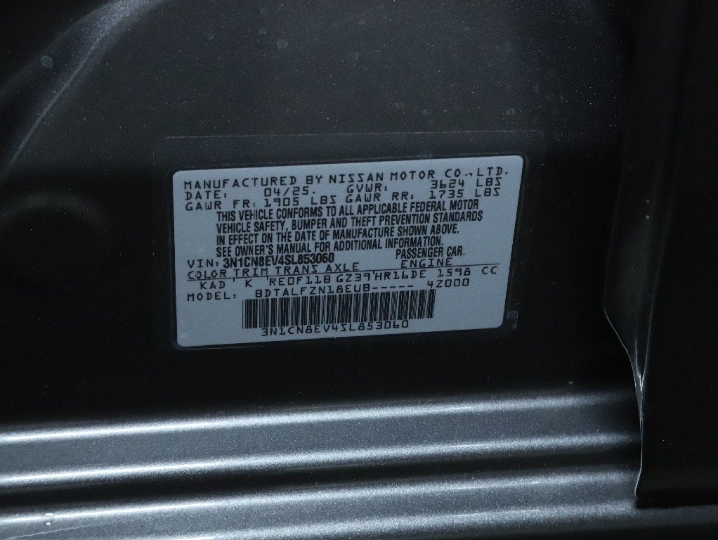 2025 Nissan Versa 1.6 SV