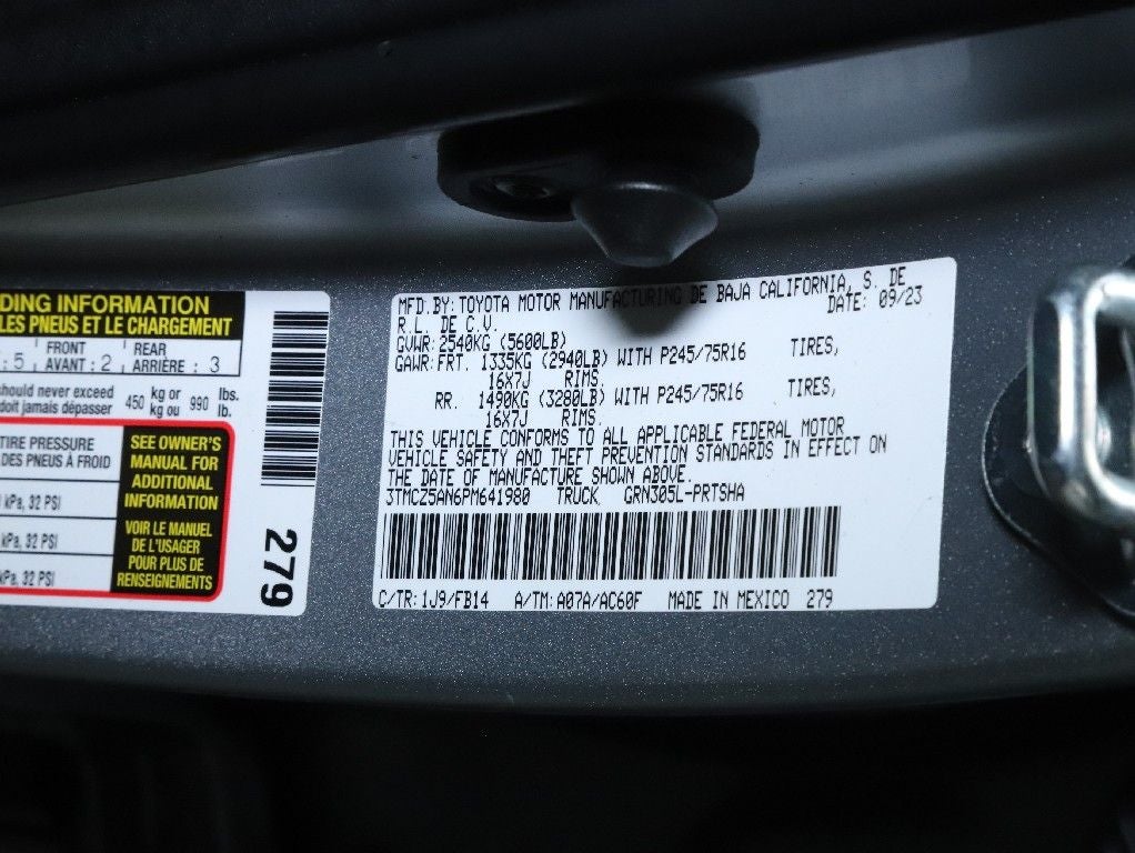 2023 Toyota Tacoma SR V6