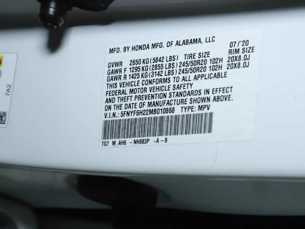 2021 Honda Pilot Special Edition