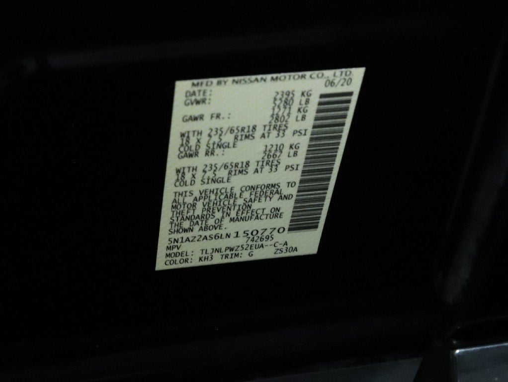 2020 Nissan Murano S