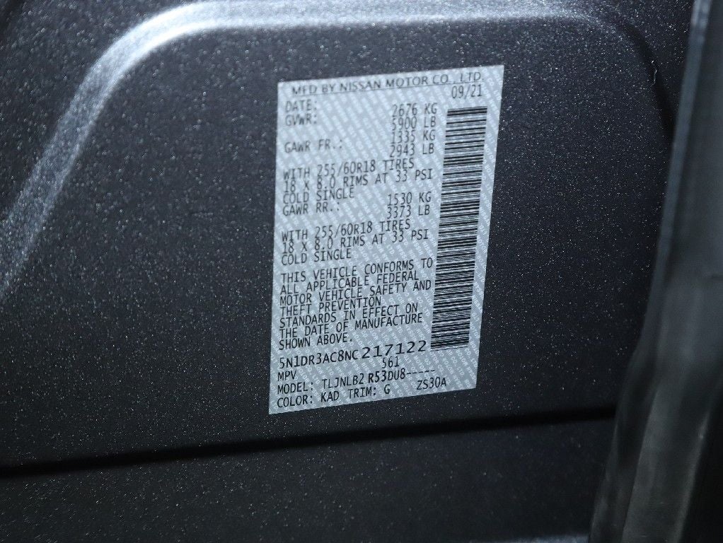 2022 Nissan Pathfinder S