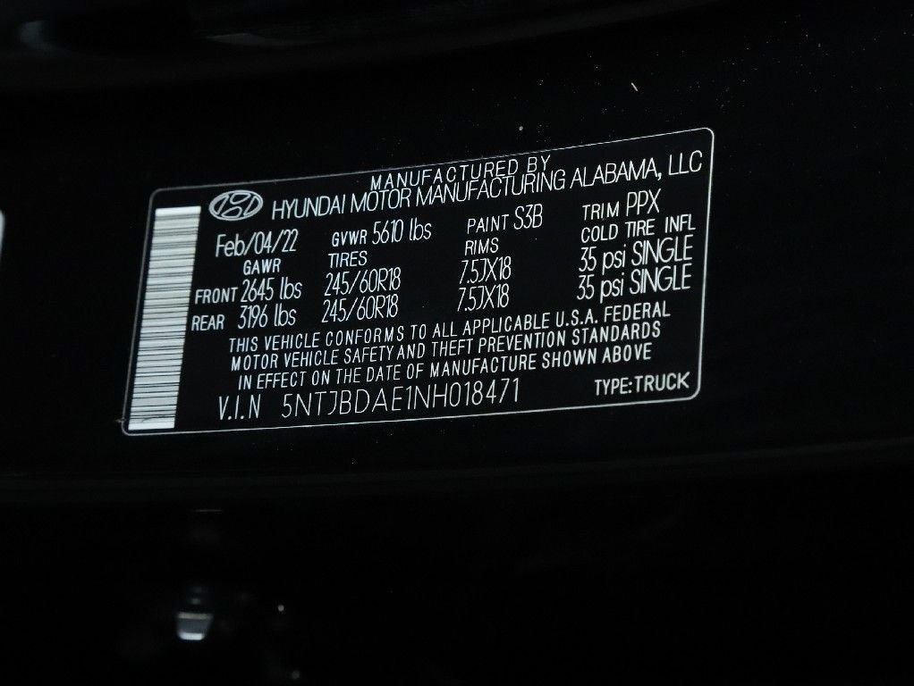 2022 Hyundai Santa Cruz SEL