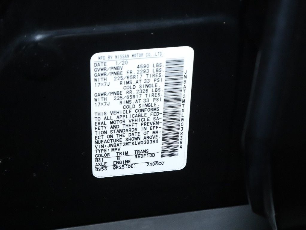 2020 Nissan Rogue SV