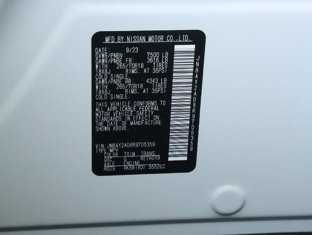 2024 Nissan Armada SV