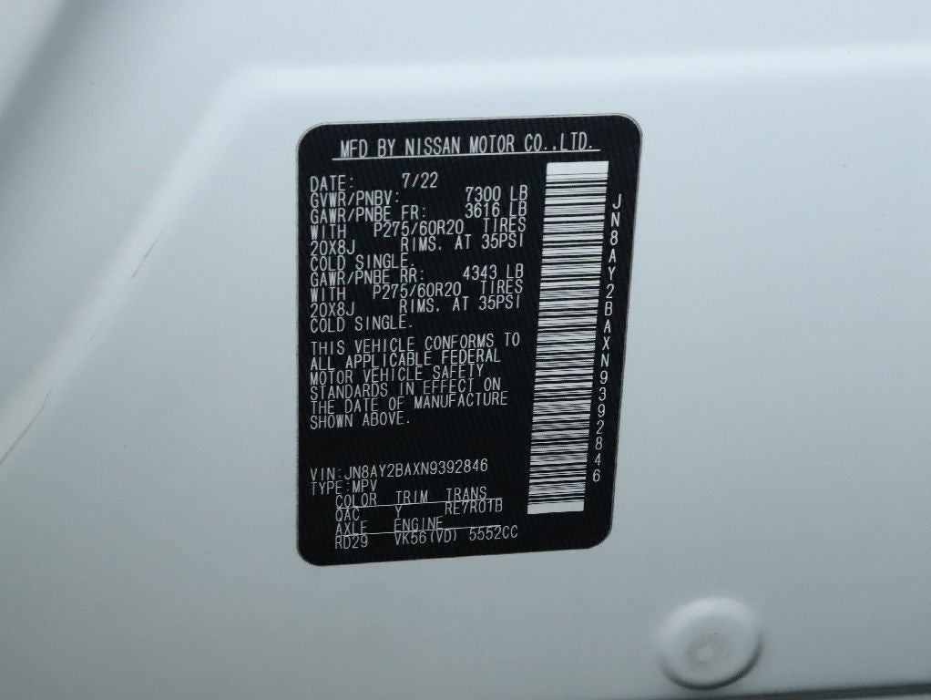 2022 Nissan Armada SL