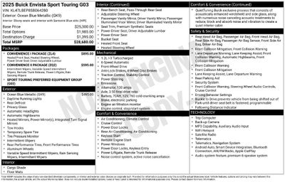 2025 Buick Envista Sport Touring