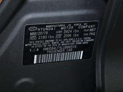 2020 Hyundai Elantra Value Edition
