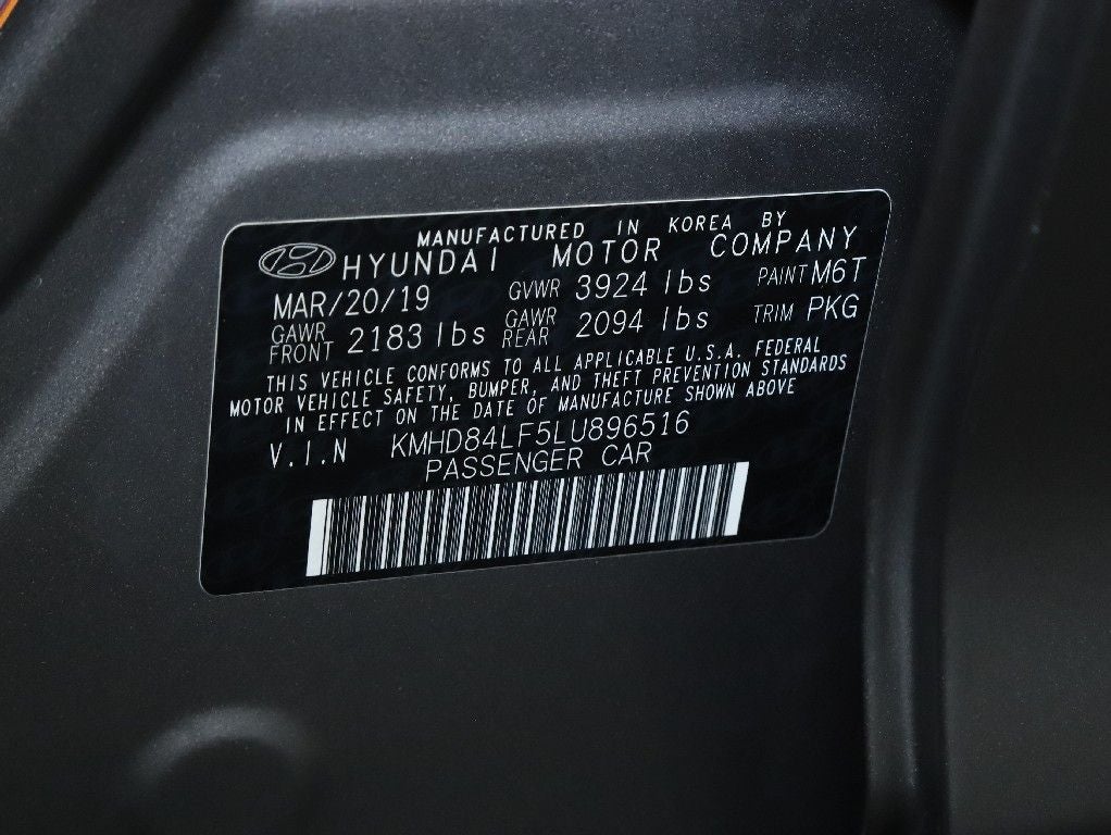 2020 Hyundai Elantra Value Edition