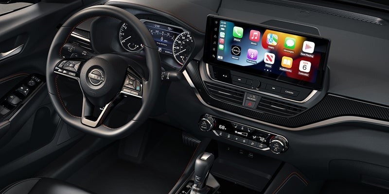 The infotainment system of the 2024 Nissan Altima in Mayfield Heights, OH