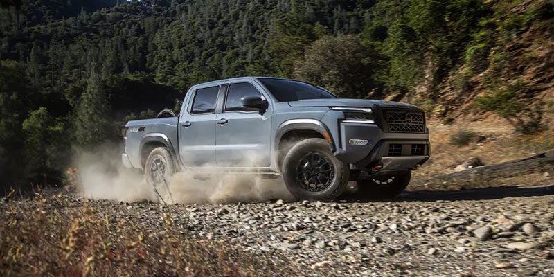 The performance of off roading in the 2024 Nissan Frontier in Mayfield Heights, OH