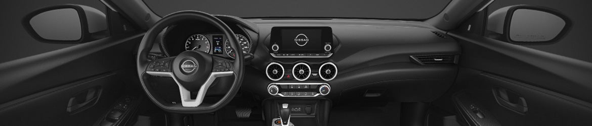 The center console of the 2024 Nissan Sentra in Mayfield Heights, OH
