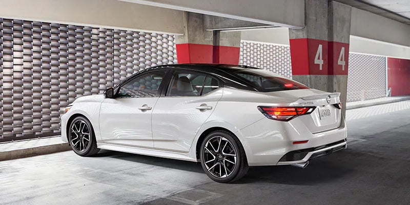 A 2024 Nissan Sentra parked after a drive in Mayfield Heights, OH