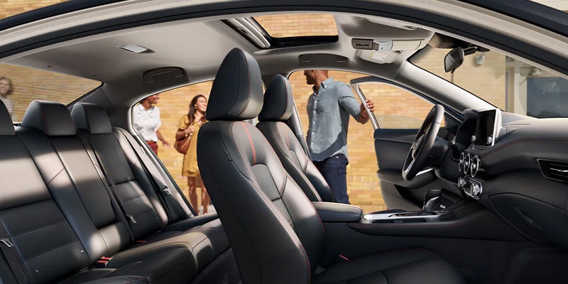 The interior of a 2024 Nissan Sentra in Mayfield Heights, OH