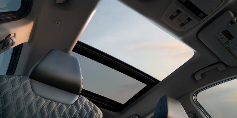 A sunroof option in the 2025 Nissan Murano in Mayfield Heights, OH
