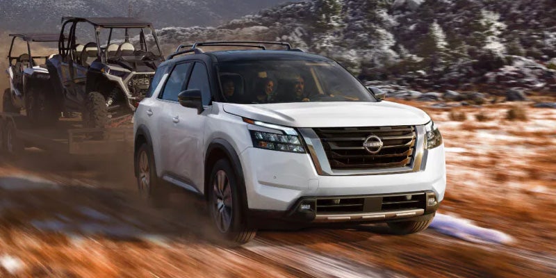 The engine power of the 2025 Nissan Pathfinder in Mayfield Heights, OH