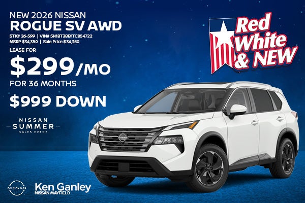 New 2026 Nissan Rogue SV AWD