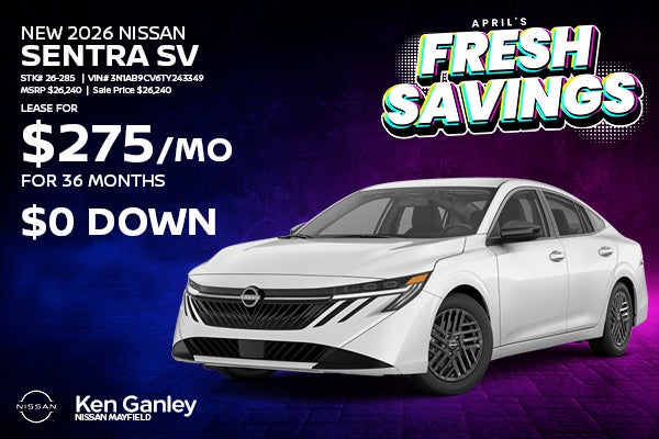 New 2026 Nissan Sentra SV 