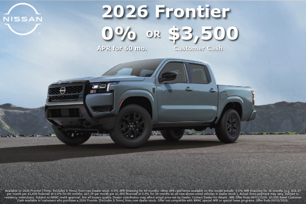2026 Nissan Frontier